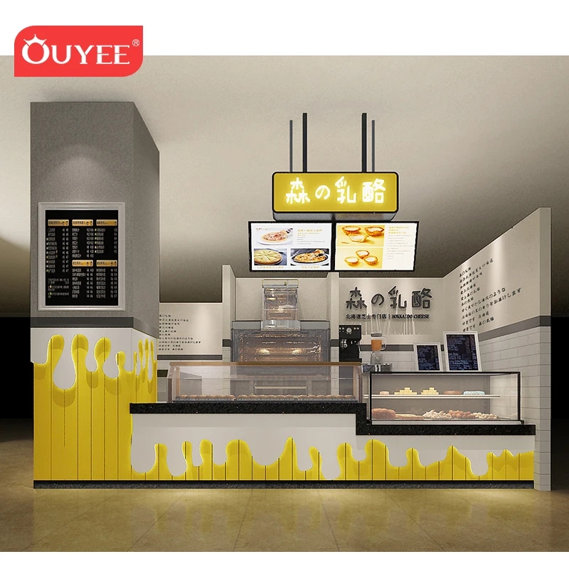 Small Coffee Kiosk Design Commercial Coffee Shop Counters Cafe Counter for Coffee Shop Decoration Designs