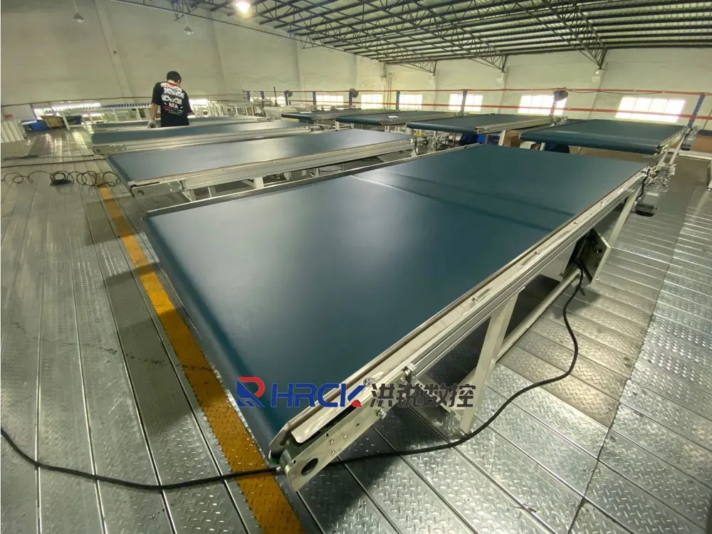 Assembly Line Industrial Transfer Pu/Pvc Band Conveyor For Boxes