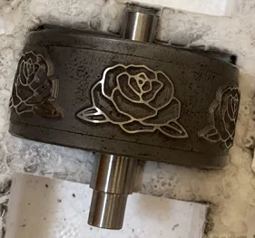 Customized Pattern Size Sewing Roller Ultrasonic Lace Sewing Machine Embossing Roller Pattern Ultrasonic Lace Roller