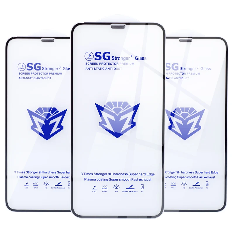 9h 3D 5D 6D 9D полное изогнутое покрытие оптовая продажа защита экрана телефона из закаленного стекла для iphone 14 13 12 11 Pro max xs xr x 8