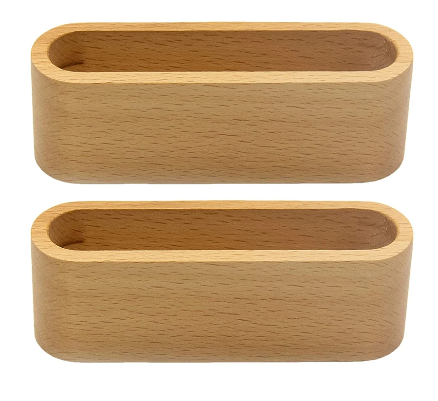 Wood Table Name Plate Holder Card Photo Picture Display Block Stand For 