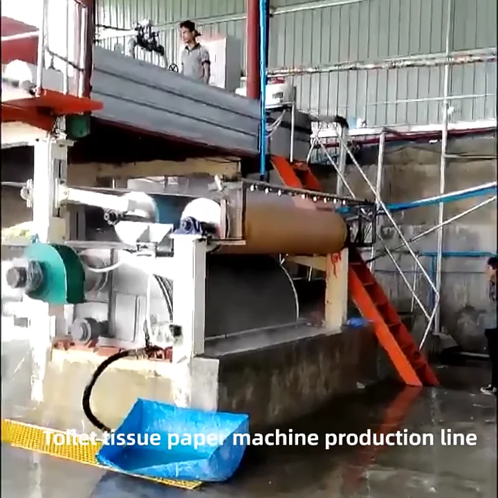 1880mm Wood Pulp Toilet Paper Roll Making Machine Jumbo Roll Toilet
