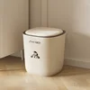 Cream White Large Size [Flip-top] with Free Dog Head Sticker