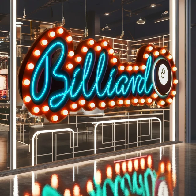 Neon Sign for Bar Storefront Wall Logo Sign