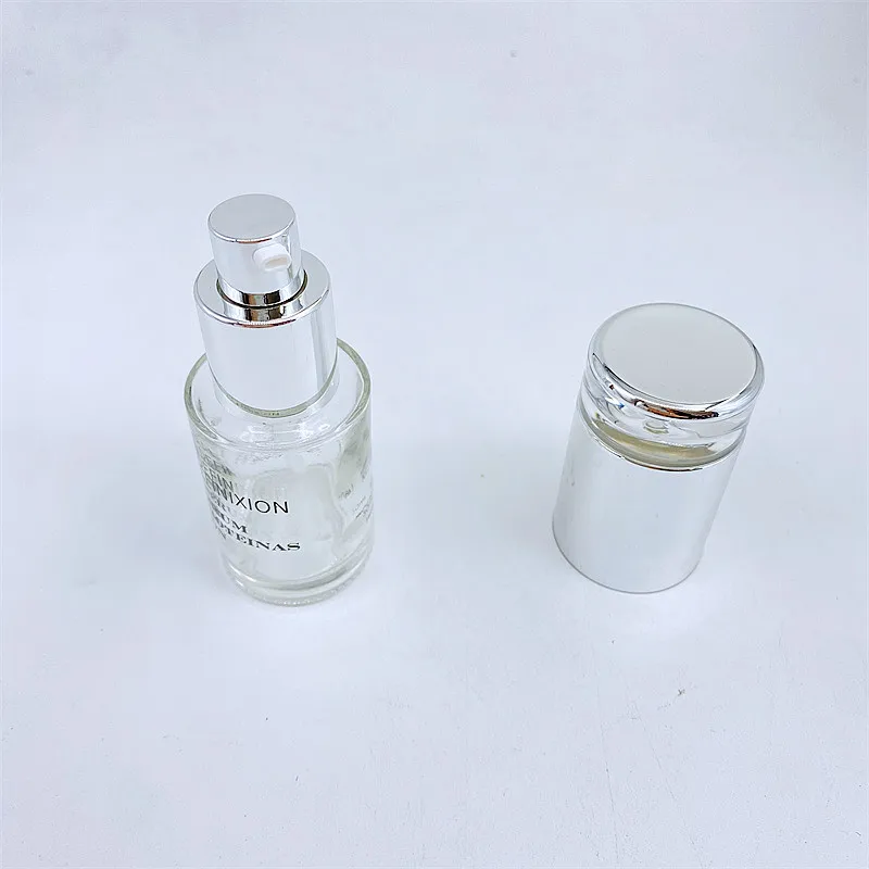 Round Glass Jars And Bottles For Cosmetics Luxury Skincare Container