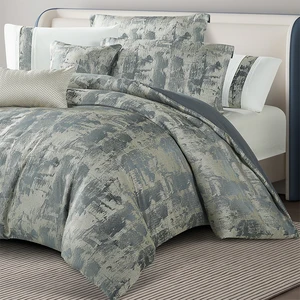 For Luxury King Size 8-Piece 200TC Modern Customized Bedding Polyester Jacquard Comforter Sets for Home Textiles