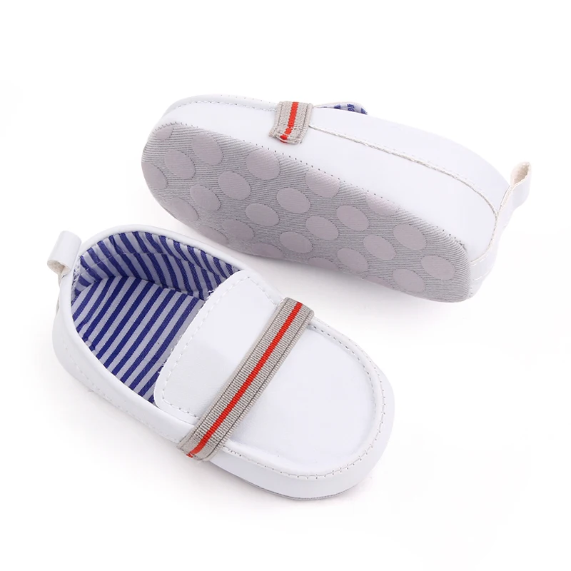 Spring Autumn Soft PU Leather Baby Toddler Boy Shoes manufacture