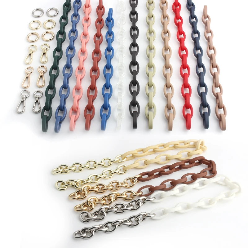 Catena della borsa della cinghia della catena della borsa della borsa della  borsa di plastica della lega di metallo della spalla di colore