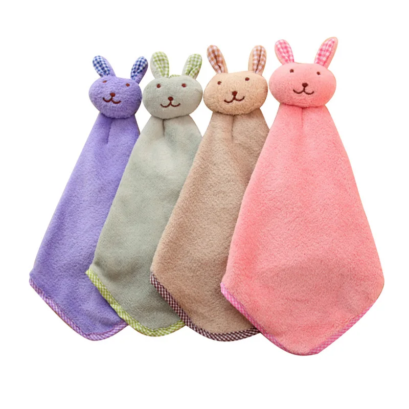 Wiping Hand Cloth, Cute Cartoon Hangable Hand Towels, Super