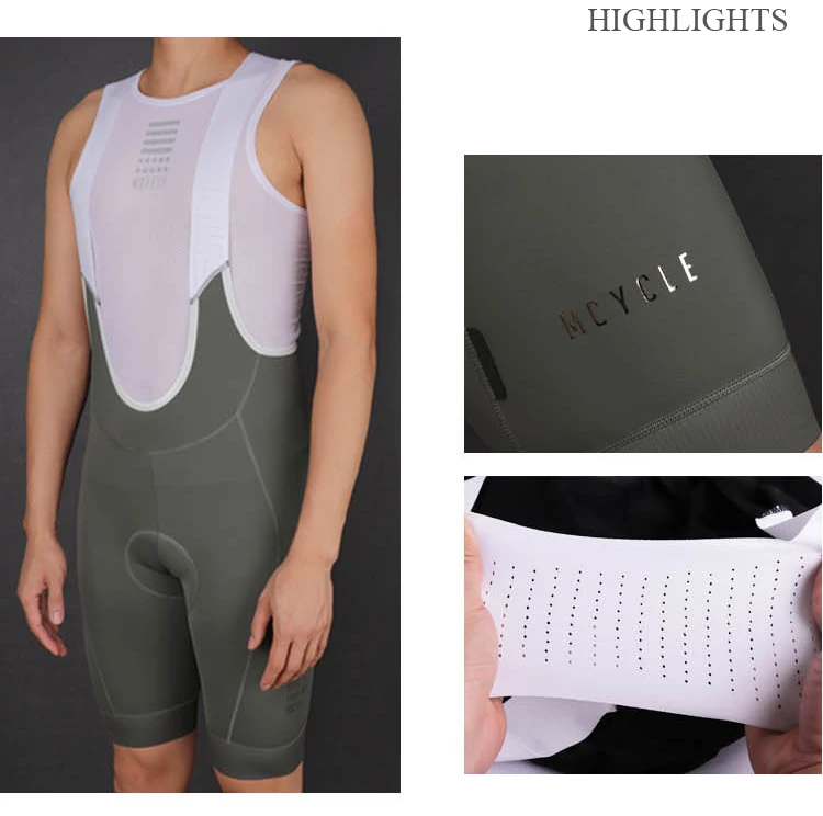 Mcycle Mk030 Customize Cycling Bib Mtb Hot Sale Bike Bicycle Bib Shorts Breathable Padded Men's