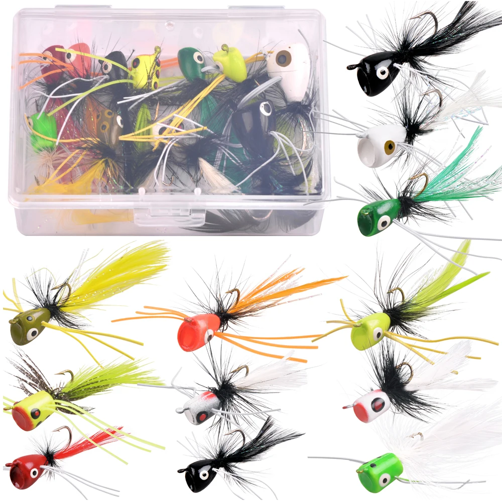 Assortiment 13 Mouches De Pêche Nouées Main – Eau Salée & Brochet