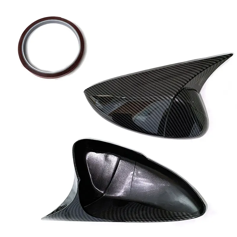 product for 2018 2019 2020 2021 2022 2023 honda accord rearviewmirror cover carbon fiber stick on auto exterior accessories-4