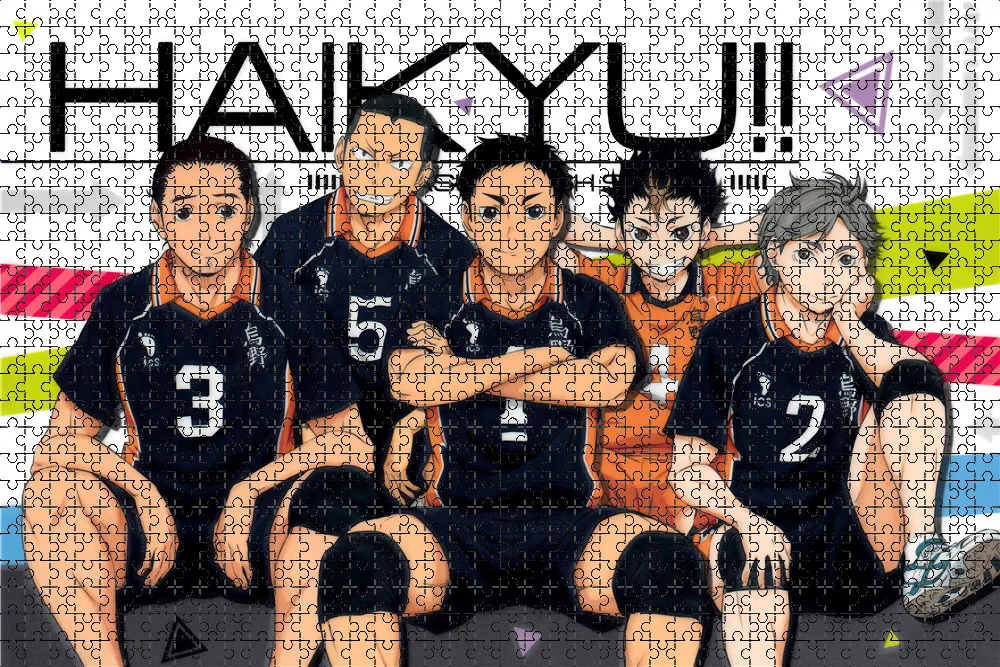 Purple Aesthetic Volleyball Junior Jigsaw Puzzle Haikyuu 300/500/1000 Pics  Anime Puzzles Decompression Game Educational Gifts - AliExpress