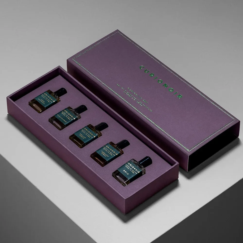 Luxury Rigid Cardboard Perfume Jar Packaging Paper Drawer Gift Box With ...