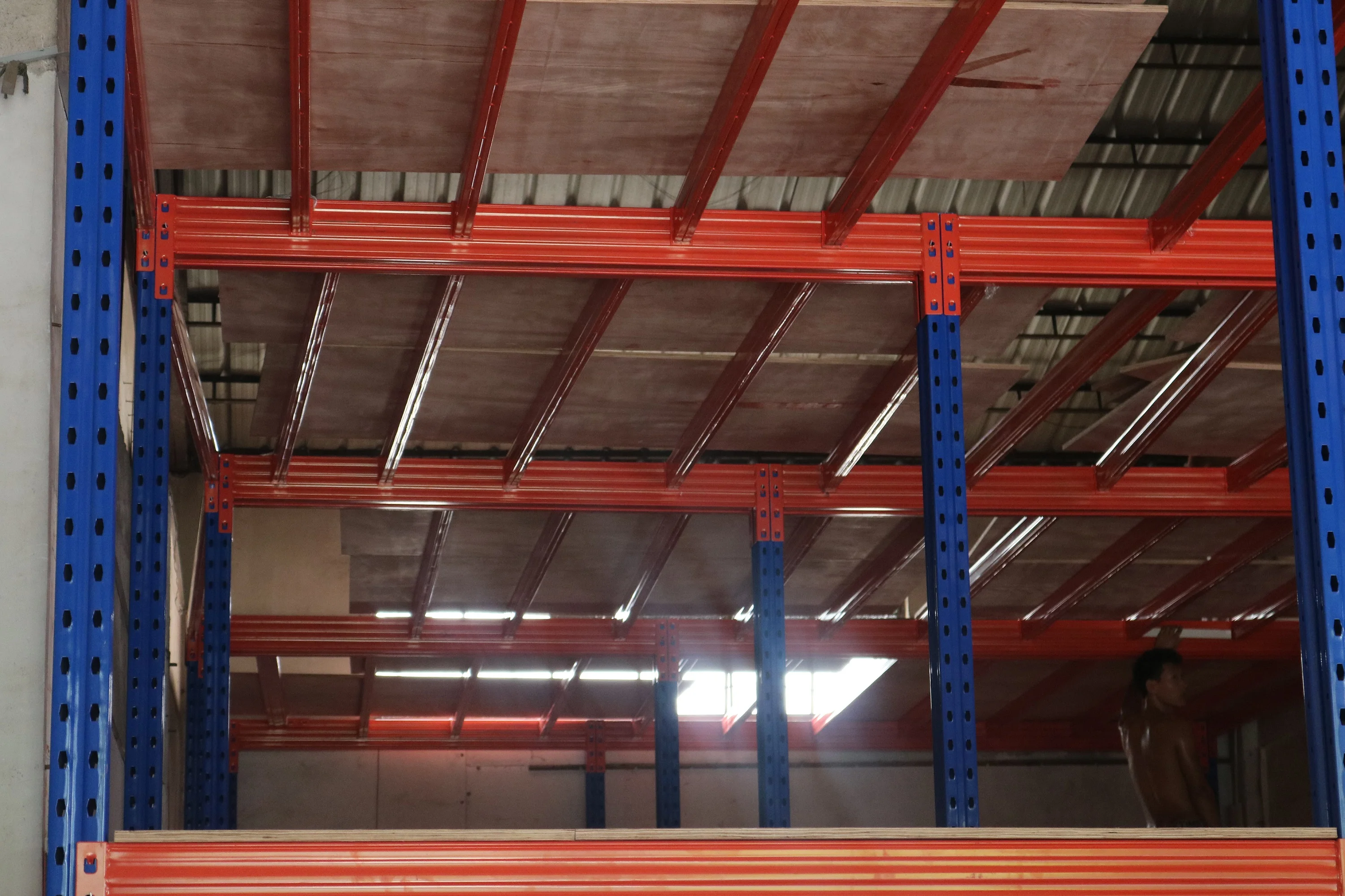 Interlocking Attic Rack Steel Structure Mezzanine Floor Cold Storage ...