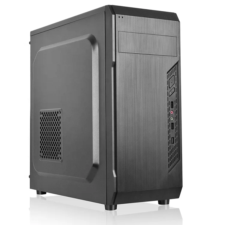 Desktop Atx Computer Case Office Case Bk Pc Chassis Metal Oem Plastic ...