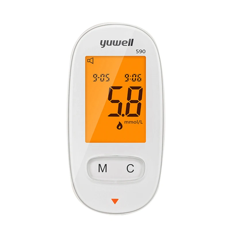 yuwell one touch mini automatic glucometer with test strip