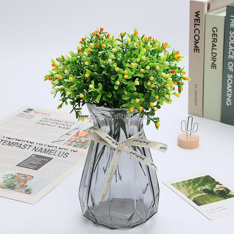 Mfl710 Wholesale Artificial Flowers Green Plant Small Potted Flower