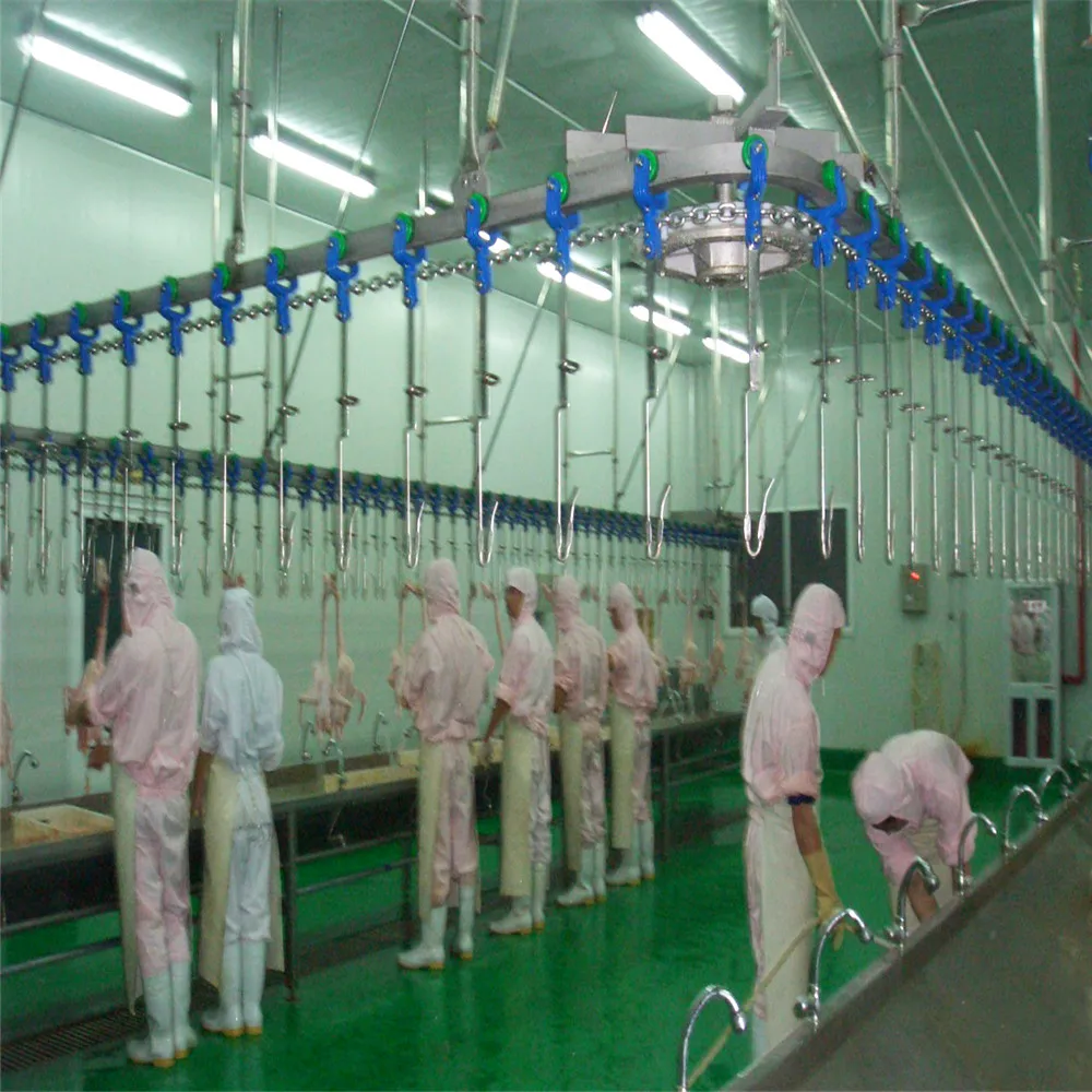 Poultry processing plant electric chicken stunner poultry slaughtering plant