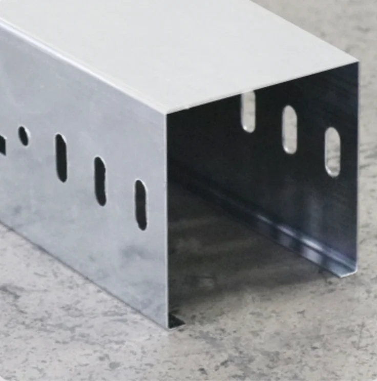 High Hardness Punched Type Cable Tray Channel Steel Bridge and Cable ...
