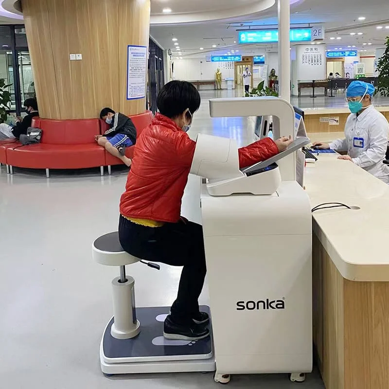 SONKA Pursuant Touchless Temperature Health Screening Self Service Hospital Healthcare Kiosk Price Solution System