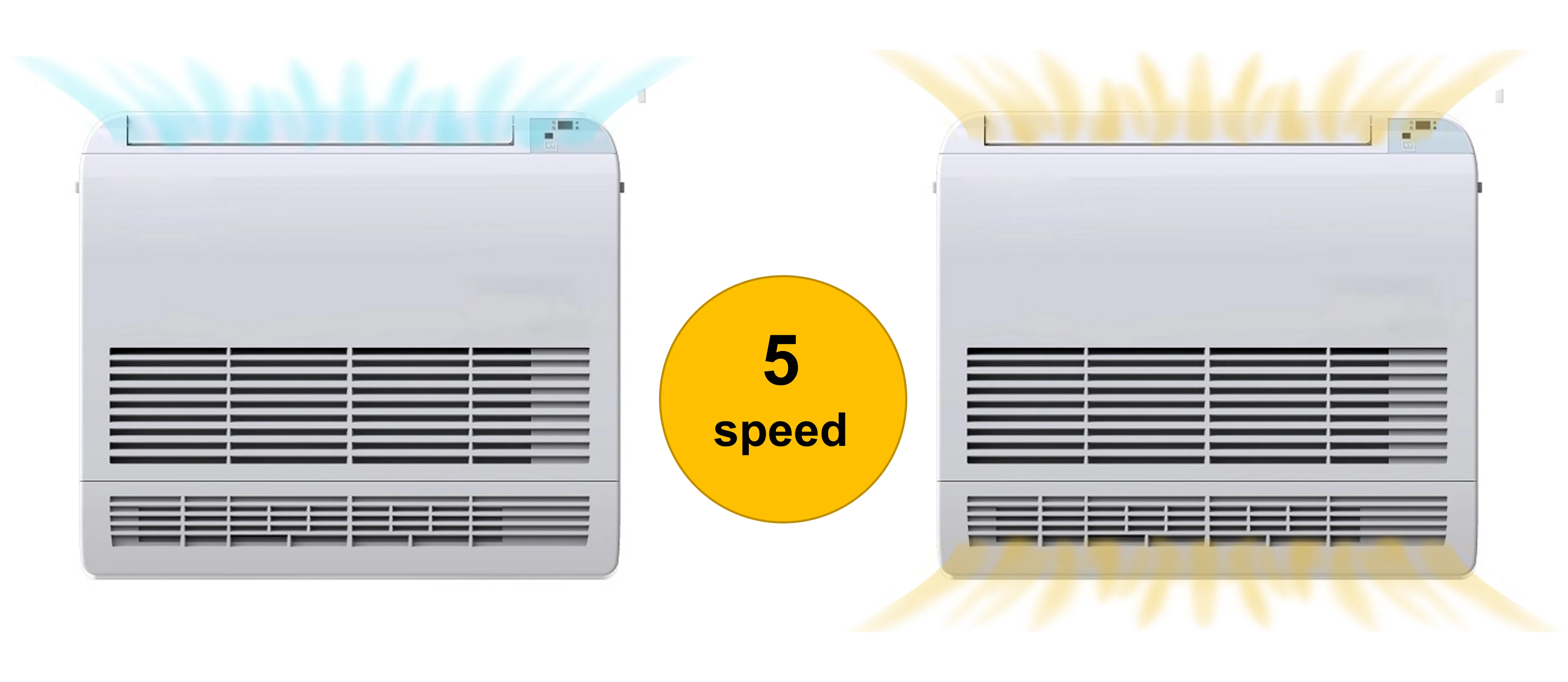 Energy Saving And Rapid Heating Split Heat Pump Air Conditioner For