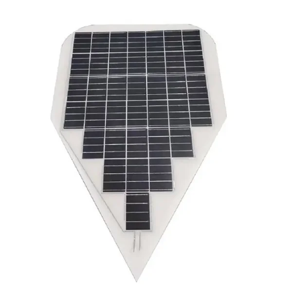 Custom Made High Efficiency Mini Size Flexible Solar Panels Triangle Square Epoxy PET ETFE Materials IP68 Waterproof for Street