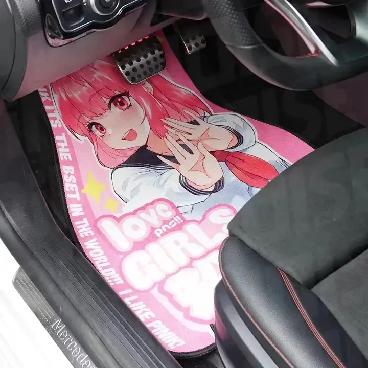 New Design Custom Personalize Logo Tpr Car Floor Mats Wholesale Anime