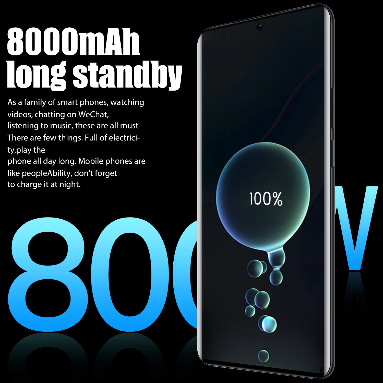 P50 Pro Global Version 7.3Inch Smartphone 8000mAh HD Screen 16+512GB Cell  Phone Support Wifi 5G Android 11.0 Network Celular