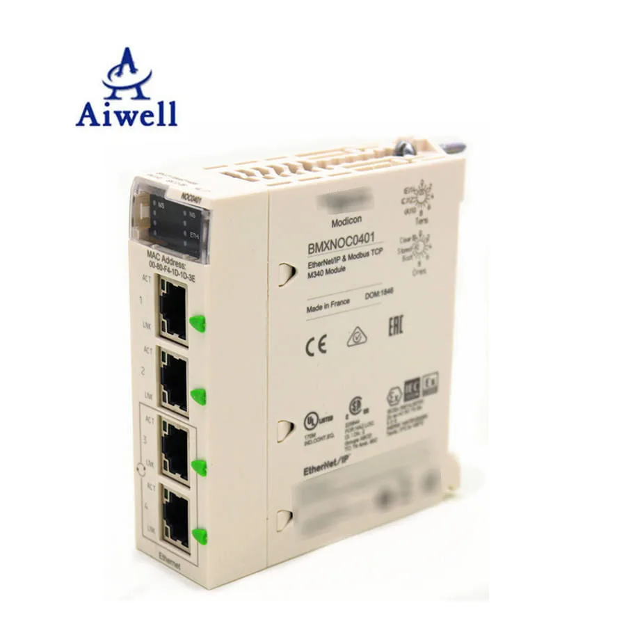 Original New PLC Modicon M340 Ethernet Communication Module BMXNOC0401 ...