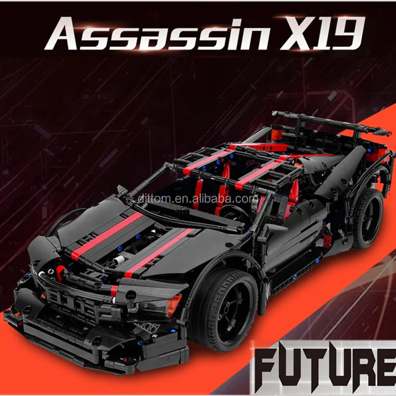 1814pcs Xingbao Building Blocks - Assassin X19 Car Model