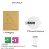 สีขาว 2 ชิ้น/แพ็ค
