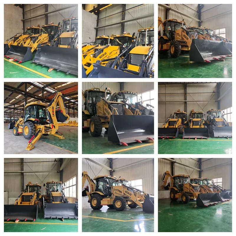 Professional 4 Wheel Drive Backhoe Loader Machine with Yuchai Engine and Extendable Excavator Arm High Efficiency
