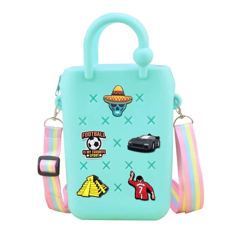 Chaveiro PVC de Desenho Animado Personalizado, Chaveiro 2D, Fivela de Bolsa, Decoração Plástica DIY, Presente e Pingente de Carabineira para Halloween