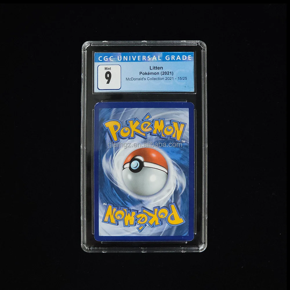 Plastic Display Card Case Sports Baseball Football Basketball Trading Collecting Graded Card Slabs for Poke Mon Card Holder