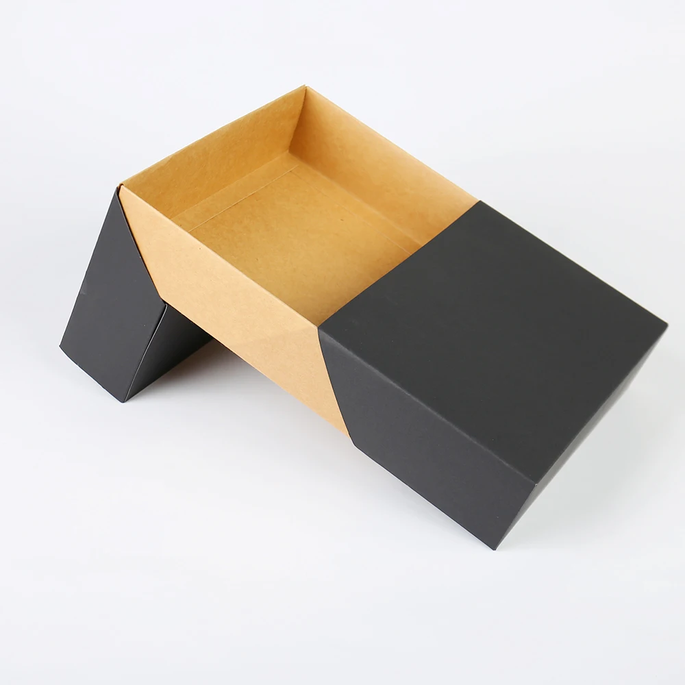 Customizable Biodegradable Kraft Paper Disposable Box for Camping Spring Outings Lunch Bento Packaging Gold Foil Stamping Sushi manufacture