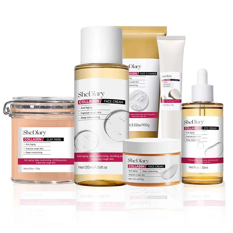 6Pcs Collagen Skin Care Sets