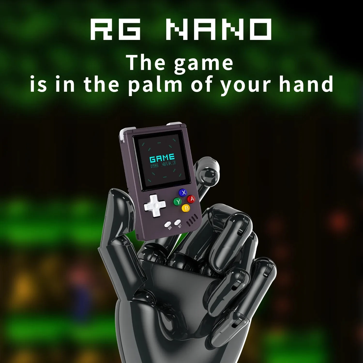 RG Nano Mini Handheld Game Player - Retro Consoles Gift Box