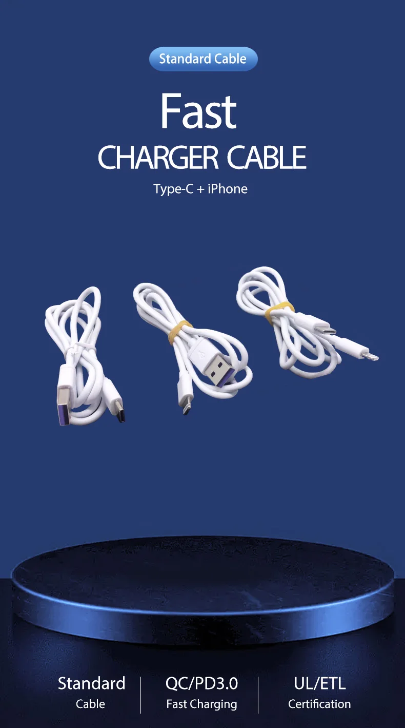 Cellphone Fast Charging Usb Cable Charger Data Cable Line Mobile Phone