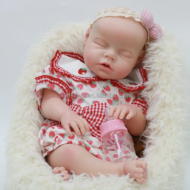 Bebe Reborn Dolls 20inch Solid Silicone Newborn Baby