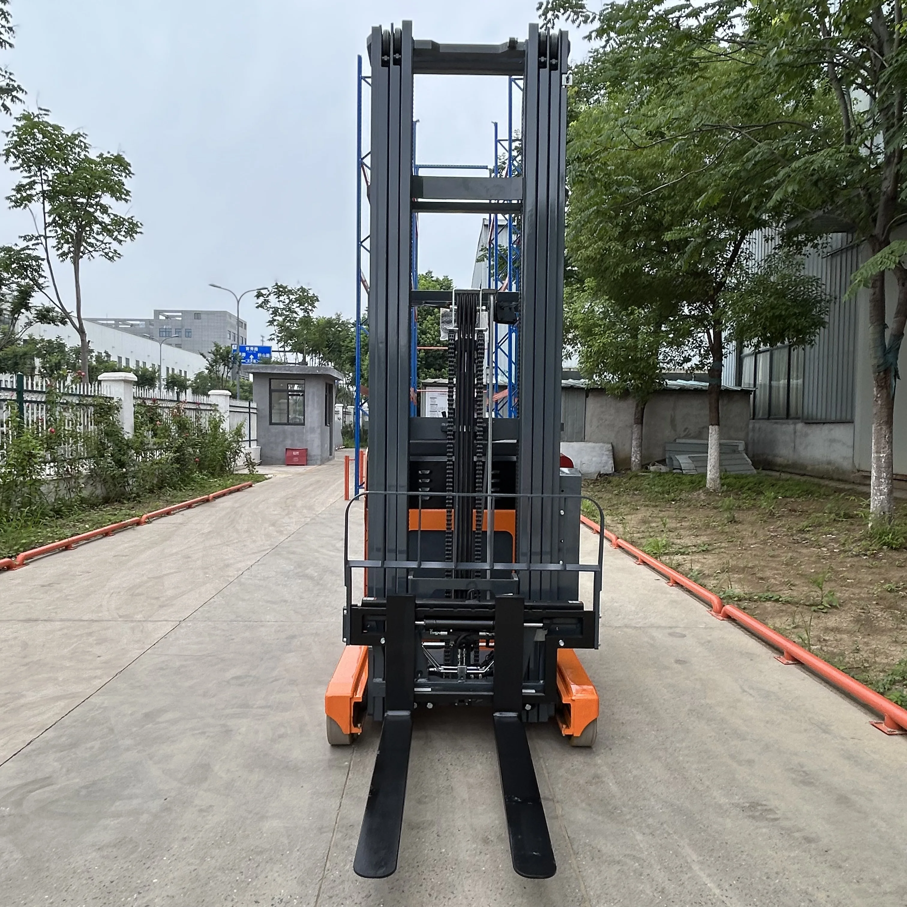 Электрический вилочный погрузчик SNSC 2T грузовик с триплексом мачты 7 5