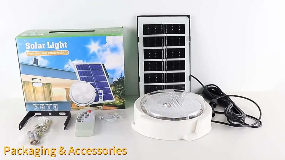 Factory Indoor Solar Ceiling Light Factory Direct With Remote Control ...