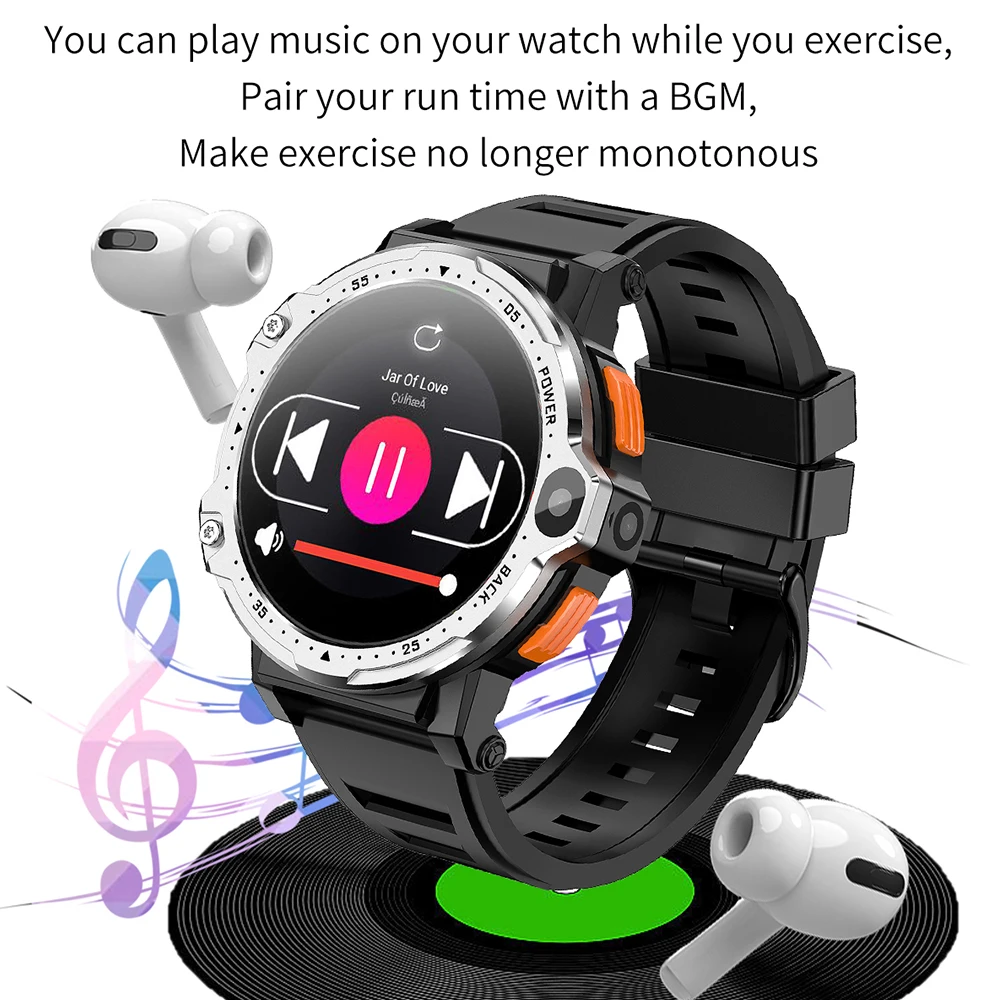 N+1 Round Smart Watch GPS Navigation Camera Smartwatch