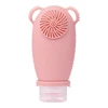 Pink Silicone Refillable Bottle