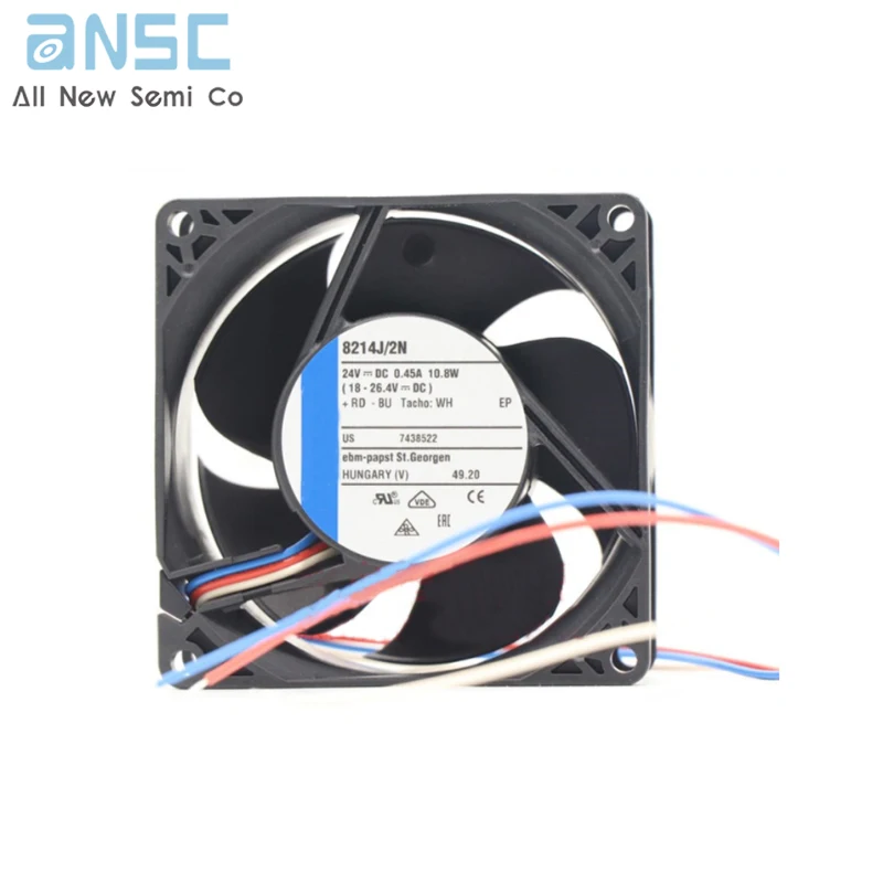 Original Axial flow fan 8214J/2N communication equipment DC fan 10.8W 24V