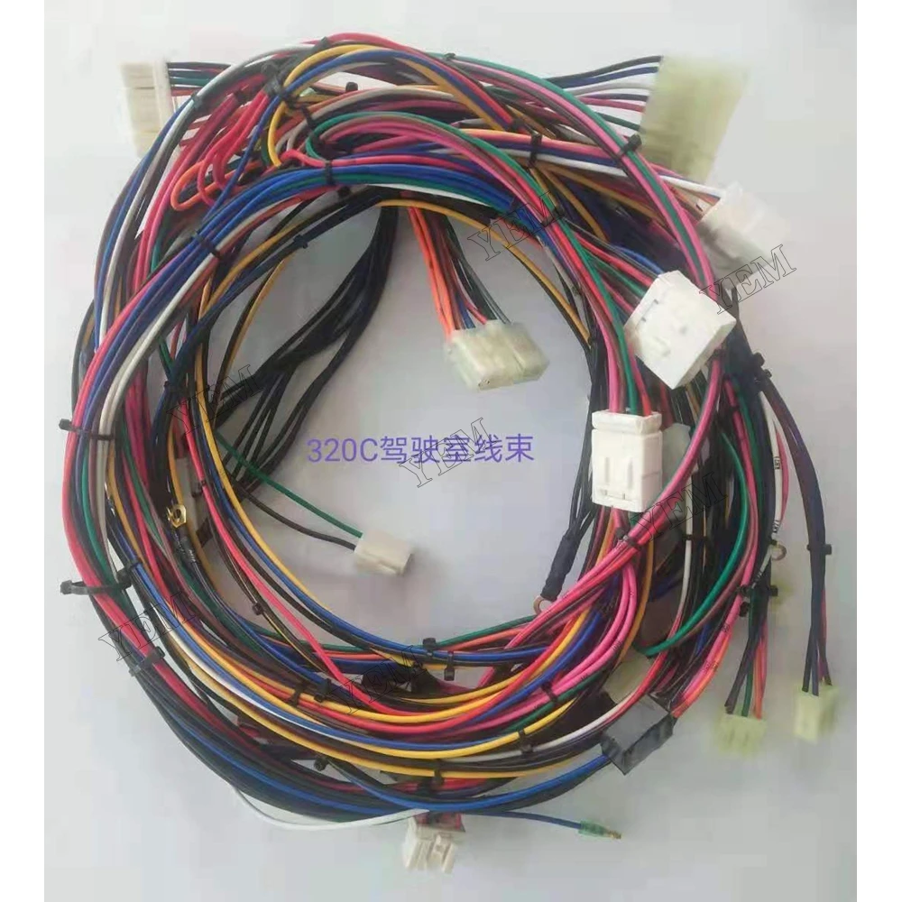 For Caterpillar 320C Cab Wiring Harness (Direct Injection) Standard Size Engine Parts