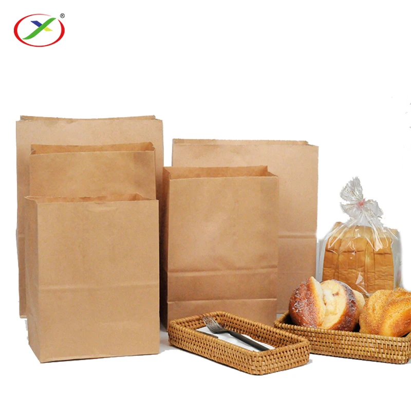 Manufacturer Wholesale Custom Size Sos Kraft Paper Packing Bags For