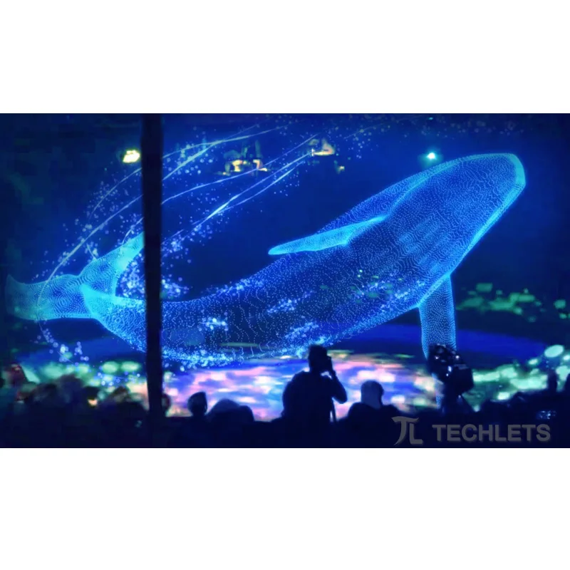 Big Size Customize New Design Hologram Projector 3D  Hologram  Gauze Screen Mesh for Sale with High Gain
