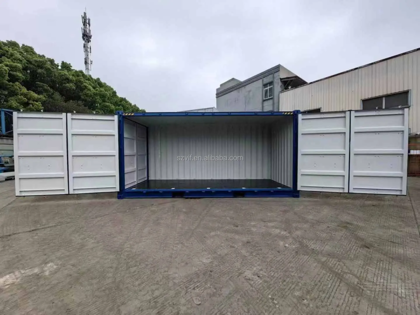 Container Alibaba New Luxury Modular Folding Flatpack Prefab Corten Steel Garden Office ...