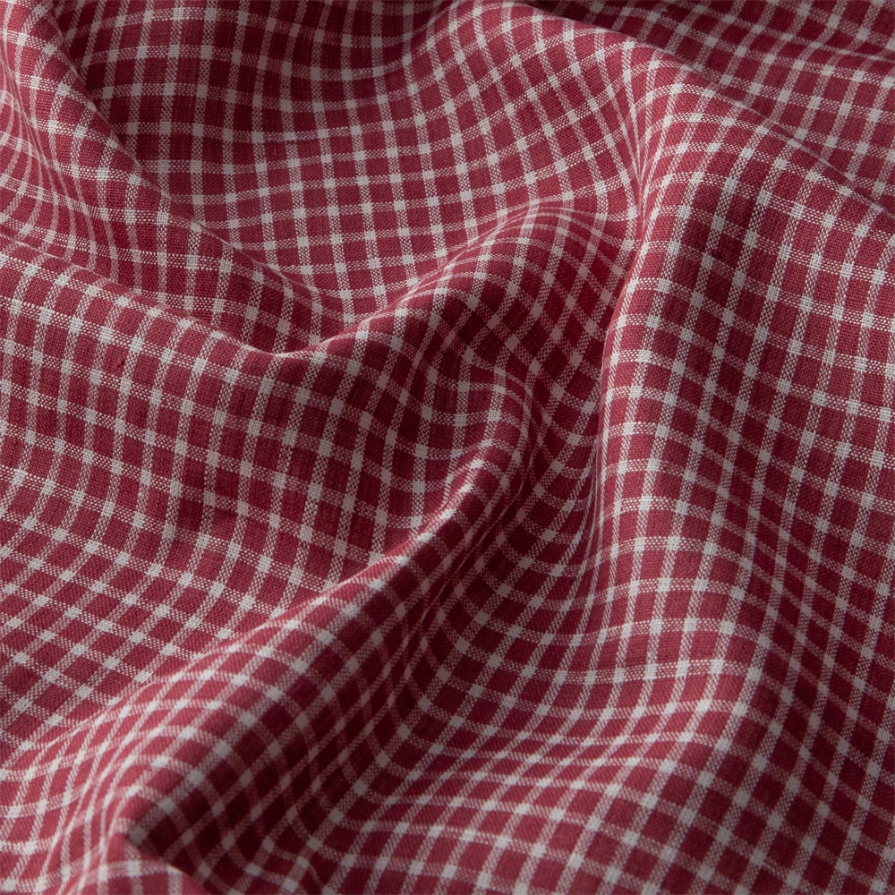 Более мягкая 100% льняная ткань, 125 gsm, чистый Европейский лен, OEKO-Tex сертифицирован для одежды, проверьте шаблон